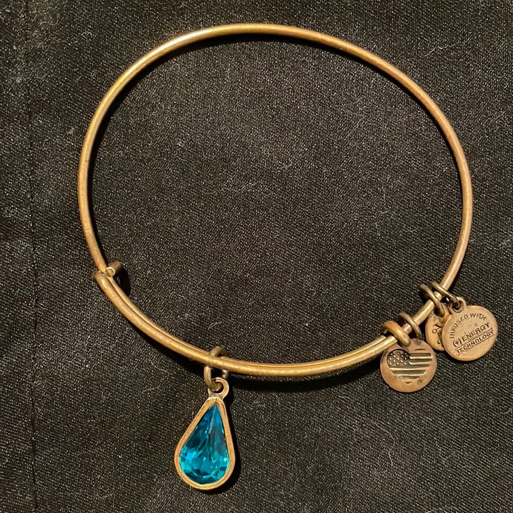 Alex and Ani Blue Zircon Bracelet